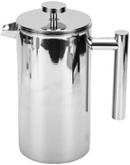 French Press Coffee Maker 1000ml Double Wall Stainless Steel - Image 6