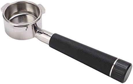 Cryfokt Stainless Steel Bottomless Coffee Portafilter 54mm 3 Ears (Black) - Image 3