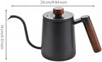 Stainless Steel Pour-over Kettle, Black, 600ML - Image 4
