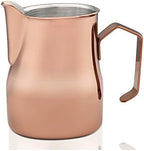 Gravy Boat 550/700ml Stainless Steel Milk Frothing Jug Espresso Coffee Pitcher Barista Craft Coffee Latte Milk Frother Pitcher Milk Jug Sauce Jug (Size : 550ML, Color : Rose gold optional) by Unknown