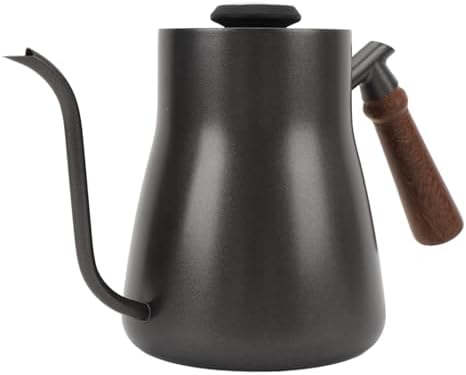 Asixxsix Coffee Kettle with Thermometer 850ml Stainless Steel Pour Over Kettle Stovetop Tea with Temperature Gauge for Home Office Travel by Asixxsix
