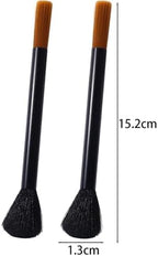 6pcs Double Headed Cleaning Brush Coffee Grinder Cleaning Brushes Aluminum Tube Soft Bristle Powder Brush Coffee Machine Clean Tools - Image 3