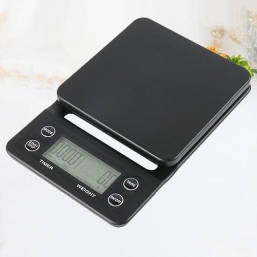 LCD Display, ABS 5kg Coffee Scale Kitchen Digital Scale with Timer - Image 2