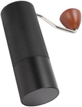 Manual Coffee Grinder with Wooden Crank, 25g Capacity by Wisoqu