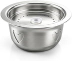 Stainless Steel Nespr*sso Reusable Pods 5oz/150ml Refillable Coffee Capsules Compatible with Nespr*sso V-rtuo NEXT UP POP PLUS GCA1 and ENV135 ENV150 (150ML) by Unknown