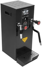 Commercial Milk Frother, 3KW 12L Multi-Purpose Full-Automatic Steam Boiling Water Frothing Machine Steam Milk Frothing Machine with 12H Timing Function for Tea Coffee Dessert Milk (BLACK) by Unknown