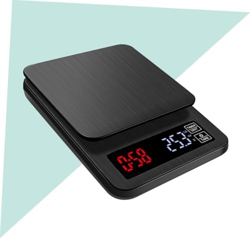 Cabilock Electronic Coffee Scale with Timer USB-Powered Kitchen Digital Scale for Cooking Baking and Precision Weighing with High Accuracy Sensors Black No Batteries Included - Image 6