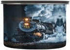 Stainless Steel Coffee Storage Containers with Airtight Lid, Vintage Steam Train 17oz Food Storage Container Kitchen Canister for Tea, Coffee Beans, Ground, Sugar Storage - Image 2