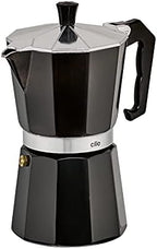 Cilio Classico Stovetop Espresso Maker, Black, 15 Ounce by cilio