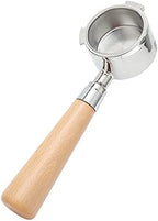 3 Ear Bottomless Portafilter for Coffee Machines, Stainless Steel Espresso Handle with Ergonomic Beech Wood Grip, Compatible Filter Holder for Home Barista Use (51mm) - Image 4