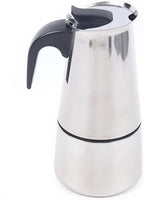 Espresso Stovetop Coffee Maker Stainless Steel Coffee Pot Italian Coffee Machine Maker Stove Top Coffee Maker Moka Pot with Coffee Percolator Design for Camping or Home Use (300ml) - Image 7