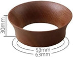Compatible For De'Longhi E61 Portafilter 58mm Dosing Ring Funnel Walnut Espresso Accessory - Image 2