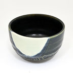 Urban Tokyo Authentic Minoware Porcelain Matcha Bowl Chawan 4.75" Diameter Handmade in Japan, Traditional Mino-Yaki Ceramic Tea Ceremony Bowl, Reactive Glaze Designs (Tsukino Moonlit Night) - Image 4