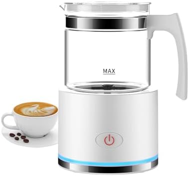 Full-Automatic Steam Boiling Water Frothing Machine,4 in 1 Milk Steamer,550ml Commercial Steam Milk Frother Machine,for Latte by Unknown