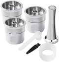 Stainless Steel Refillable Coffee Maker Filter,Coffee Capsule Pod，Compatible With Illy，X7.1 Y5 Mahine(3pc-TI-TFQ) by Unknown