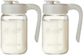 32 oz Glass Pitcher with Lid, 1 Quart Mason Jar Pitcher with Lid Airtight, Breast Milk Storage for Fridge, Ideal for Cold Brew Coffee, Iced Tea, Sun Tea, Juices by spreccio