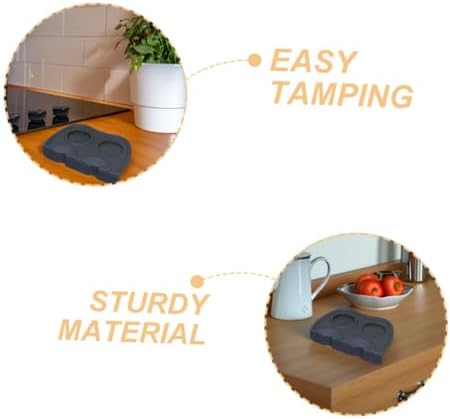 Anti-slip Espresso Tamping Mat 2pcs Silicone for Coffee Enthusiasts - Image 3