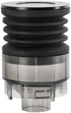Silicone Coffee Grinder Bellows Funnel for Baratza Sette 270 and BG30, Hand Pressure Blowing Bin for Cleaning Grounds, ABS Lid Bean Grinder Accessory Black by Unknown