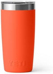 YETI Rambler 10 oz Tumbler, Stainless Steel, Vacuum Insulated with MagSlider Lid, Papaya - Image 5