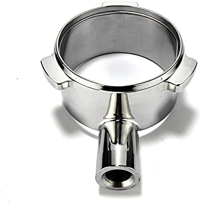 54mm Bottomless Portafilter for Breville Barista Express，Breville Portafilter 3 ears，Wood Portafilter Holder - Image 2