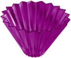 Ceramic Coffee Filter Cup Reusable Filters With Wood Stand Funnel Dripper Cake Accessories(Purple) by Unknown