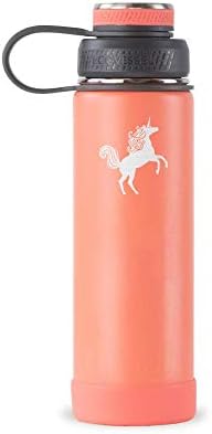 Personalized Vacuum Triple Insulated Sport Water Bottle Thermos -Stainless Steel Triple Wall Thermos with Lid & Strainer | Custom Laser Engraved 44 Options | Hot & Cold Drink Use 20 oz (Pink-Custom) by PRINTSUPREMACY