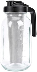 ASHATA 64oz Glass Cold Brew Coffee Maker, LeakProof Lid by ASHATA