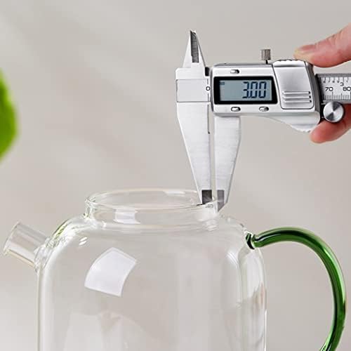 Coffee And Tea Kettle Handmade Glass Teapot With Removable Loose Tea Glass Infuser Blooming Teas 2-in-1 Tea Kettle Applicable Electric Pottery Tea Pot (Color : Yellow) - Image 5