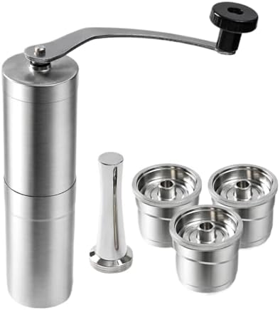 Reusable Coffee Capsules，Coffee Machine Stainless Steel Filling Pods Rich Cream,Compatible With Illy，X7 Y3 Y5(6PCS) by Unknown