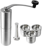 Reusable Coffee Capsules，Coffee Machine Stainless Steel Filling Pods Rich Cream,Compatible With Illy，X7 Y3 Y5(6PCS) by Unknown