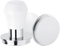 Normcore 49mm Coffee Tamper V4.1 Mini, Spring-Loaded with Click Feedback, Compatible with Rok Espresso Makers, Olympia Cremina, La Pavoni lever machines, White by NORMCORECOFFEETOOLS