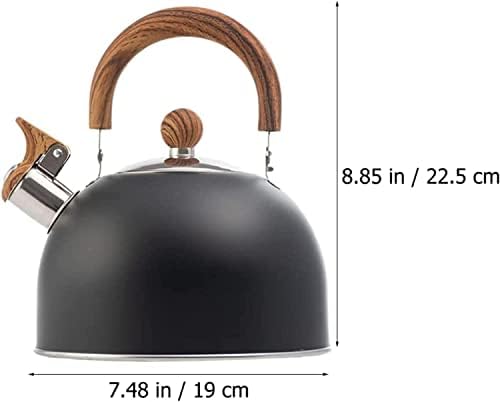 Stovetop Teapot For Home And Restaurant 2.5L Stainless Steel Whistling Tea Kettle For Stove Top Teapot With Spout Cover - Image 2