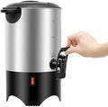 DYRABREST 5.2L Coffee Urn, 1000W Fast Heating Stainless Steel Coffee Dispenser with Reusable Filter, 175oz Hot Beverage Server with Auto Shut‑Off for Parties Events Restaurants Silver by DYRABREST