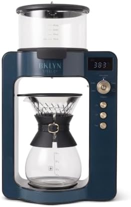 PrecisionPour Automatic Pour-Over Coffee Machine - 1 L Water Tank Capacity - Indigo Reverie by BrooklynSteelCo