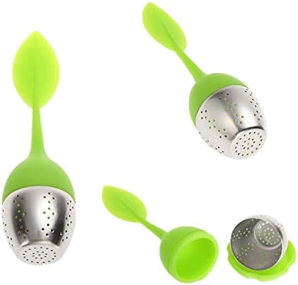 Tea Filters Tea Infuser For Spice Filter Bags Stainless Steel Teaware Fancy Sieve Herbal Tools Accessories Teapot For Strainer(Orange) - Image 5