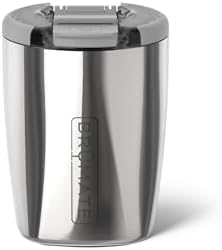 BrüMate Rocks 12oz Insulated Lowball Whiskey Tumbler, Polished Stainless by Br%C3%BCMate
