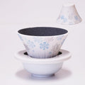COFIL Fuji Four Seasons Ceramic Filter with Server and Saucer, Snow (Winter) by Unknown