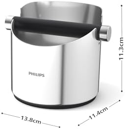 Philips Barista Brew Knock Box, Durable Stainless Steel, Compact Design - Image 2