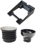 Espresso Grinder Base for Mignon For MMG Featuring Silicone-ABS Construction Dosing Ring and Bottom Bubble Container (Base+Bellow+Ring) - Image 3