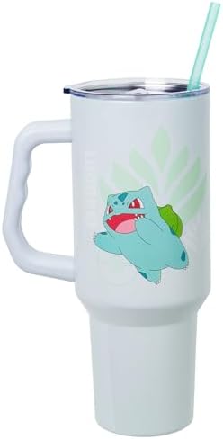 Silver Buffalo Pokémon Bulbasaur, Stainless Steel Tumbler, 40oz - Image 3