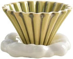 Coffee Filter Cloud Conical Ceramic Small Origami Hand Made Funnel Cup Accessories(Color 8) by Unknown