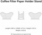 Coffee Filter Paper Holder Stand, Bamboo Countertop Organizer for Kitchen Storage, 8.7 x 4.3 x 2.8 Inches (1 PC) - Image 7