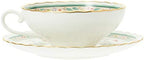 Noritake T58043A/4409 Tea Cup & Saucer, 6.1 fl oz (180 cc), Flower Chisel Bone China - Image 3