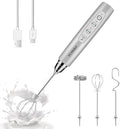 YUSWKO Handheld Milk Frother Wand for Coffee, Rechargeable Electric Whisk by YUSWKO