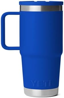 YETI Rambler 20 oz Travel Mug with Flip Straw Lid – Stainless Steel, Vacuum Insulated, Leakproof, Cup Holder Friendly, Royal Blue - Image 5
