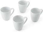 MIKASA Chalk 4pc Porcelain Mug Set, 380ml, Gift Boxed, White - Image 3