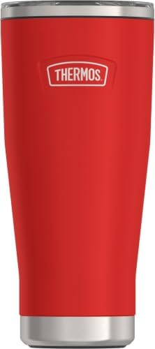 THERMOS ICON SERIES, Stainless Steel Tumbler with Slide Lock, 18 Ounce, Crimson - Image 2