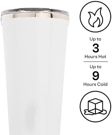 Corkcicle Insulated Tumbler with Sliding Lid, 24 oz, Brick - Image 2