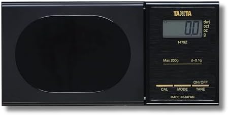 Tanita 1479Z Digital Milligram Scale – Japan Technology Accurate Pocket Jewelry Gram Scale with Smart Features for Cooking, Baking, Coffee, Espresso, Gold Testing, Nutritional Calculator, and Travel by TANITA