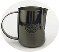 KuGuo 500ml Milk Frothing Pitcher for Latte Art Espresso, Mirror Black by Unknown